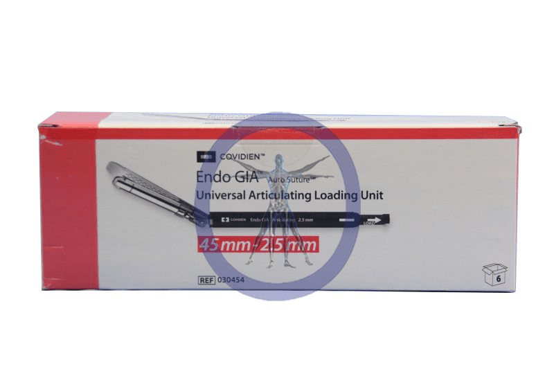 A box of the new endo-gel universal articulating loading unit.