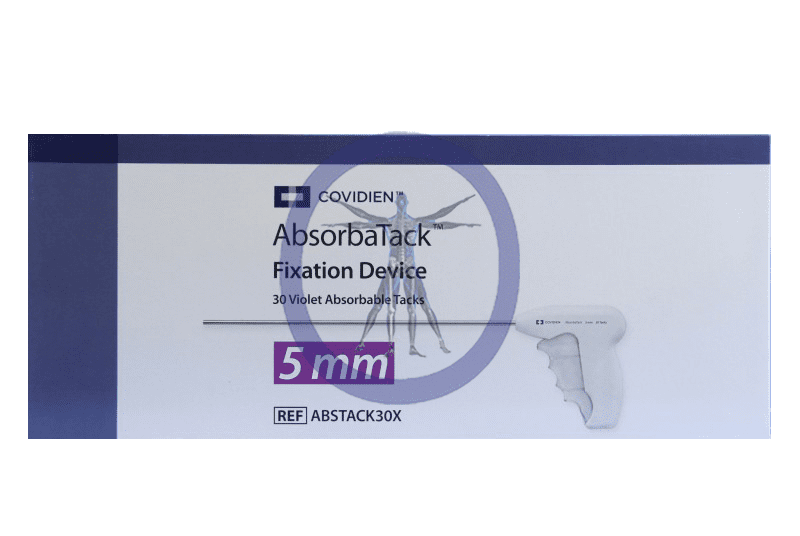 A picture of the front of a box of absorbatack.