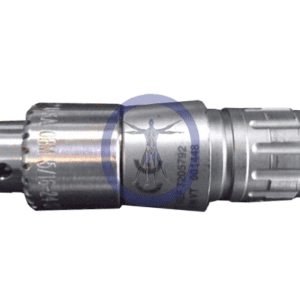 A close up of the side view of an electric drill.