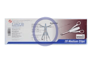 A medical device with an image of the human body.