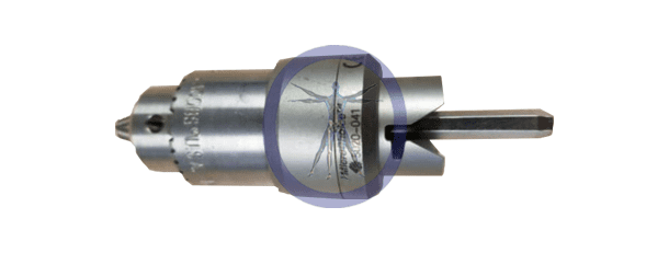 A close up of the side of an industrial drill