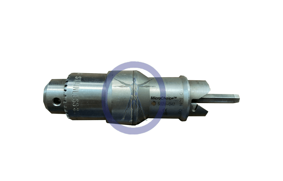 A close up of an industrial drill bit