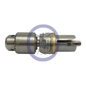 A close up of the side of a drill bit