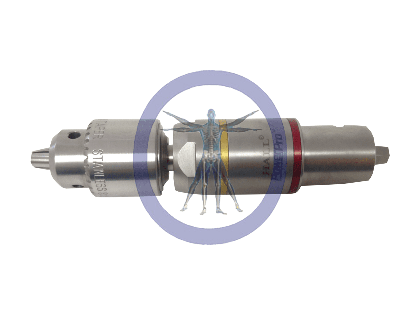 A picture of the inside of an external thread.