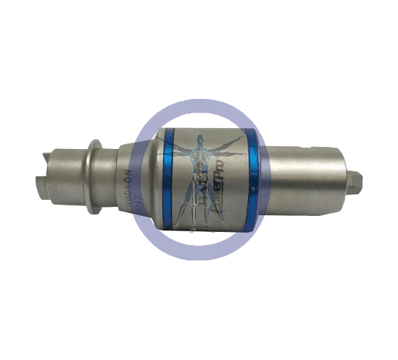 A picture of an industrial device with blue lines.