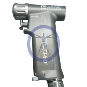 A close up of an instrument with the logo for the company