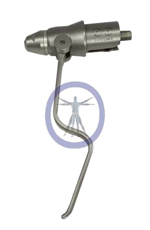 A picture of an instrument with the wire attached to it.