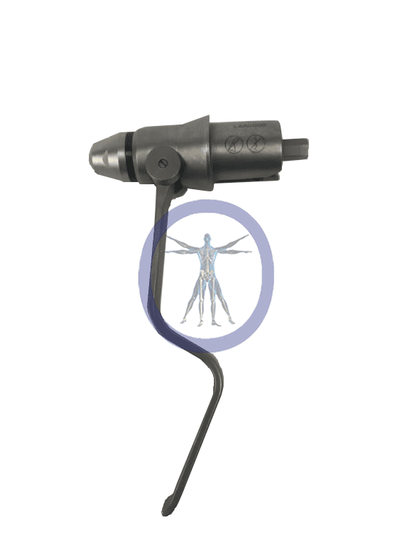 A picture of an instrument with the image of a person.