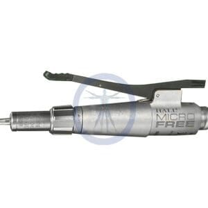 A picture of the side view of a dental handpiece.