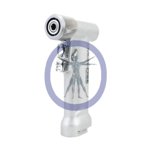 A picture of the side view of an otoscope.