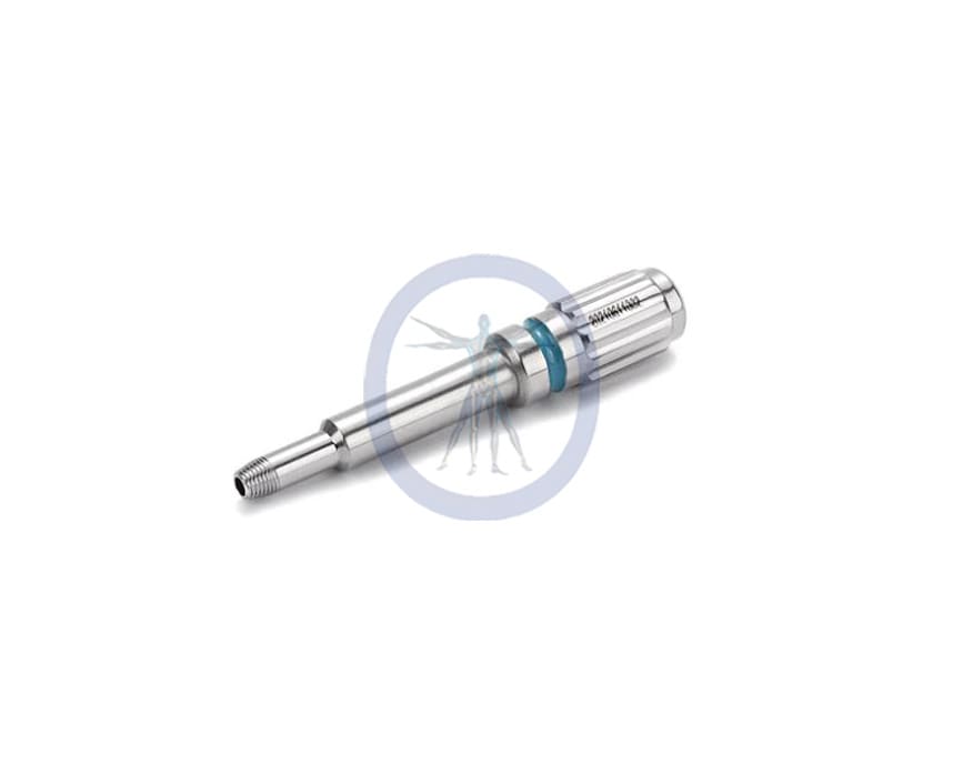 A picture of the side view of an industrial type screwdriver.