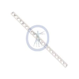 A white piece of plastic with holes in it.