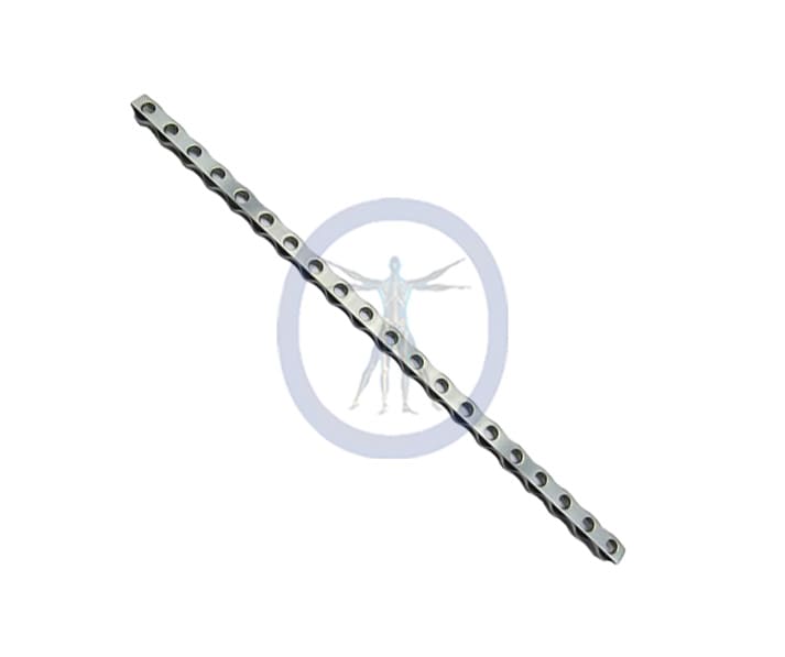 A picture of the side of a chain.