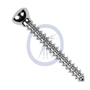 A metal screw with many teeth on it.