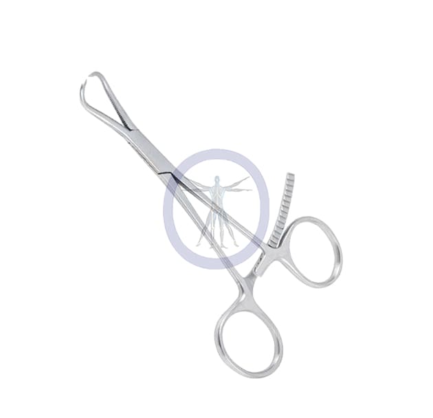 A pair of scissors with a handle and a small hook.