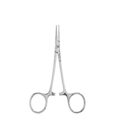 A pair of scissors with a small tip.
