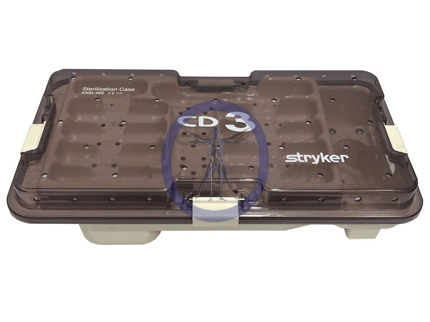 Sterilization case for Stryker instruments.