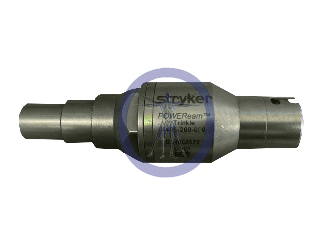 A picture of the front end of a stryker surgical device.