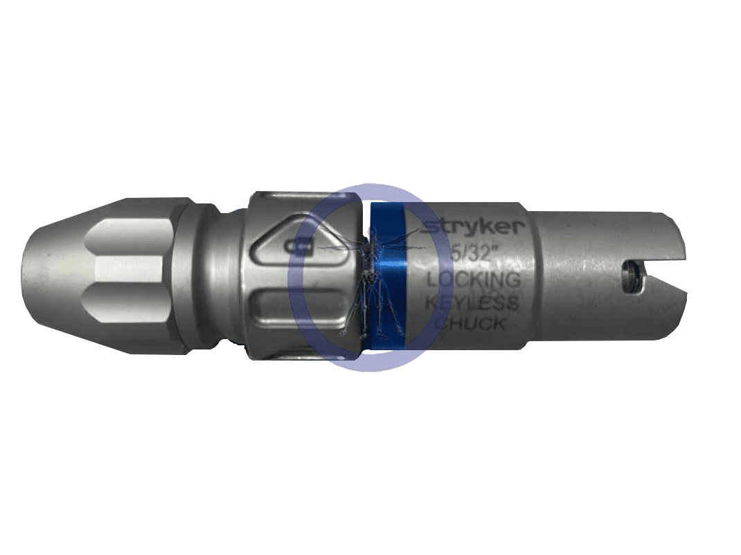 A close up of the side of a drill bit