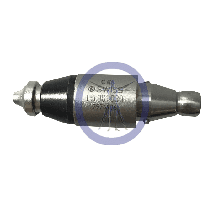 A close up of an industrial drill bit