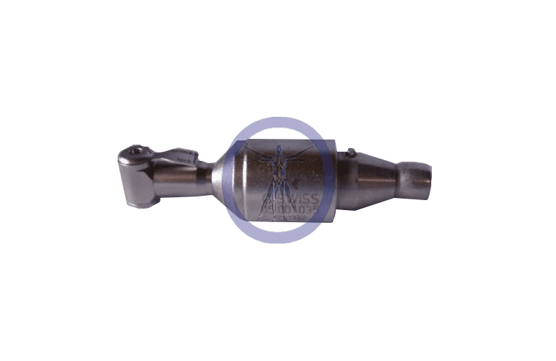 A drill bit with a large hole in it.