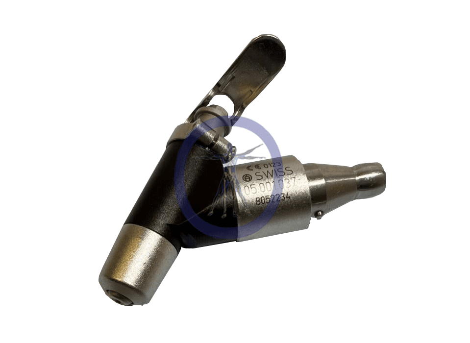 A pair of metal tools sitting on top of each other.