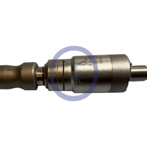 A close up of the bottom end of an air hammer.