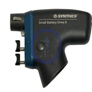 A small battery drive ii is shown with the symbol for synthes.
