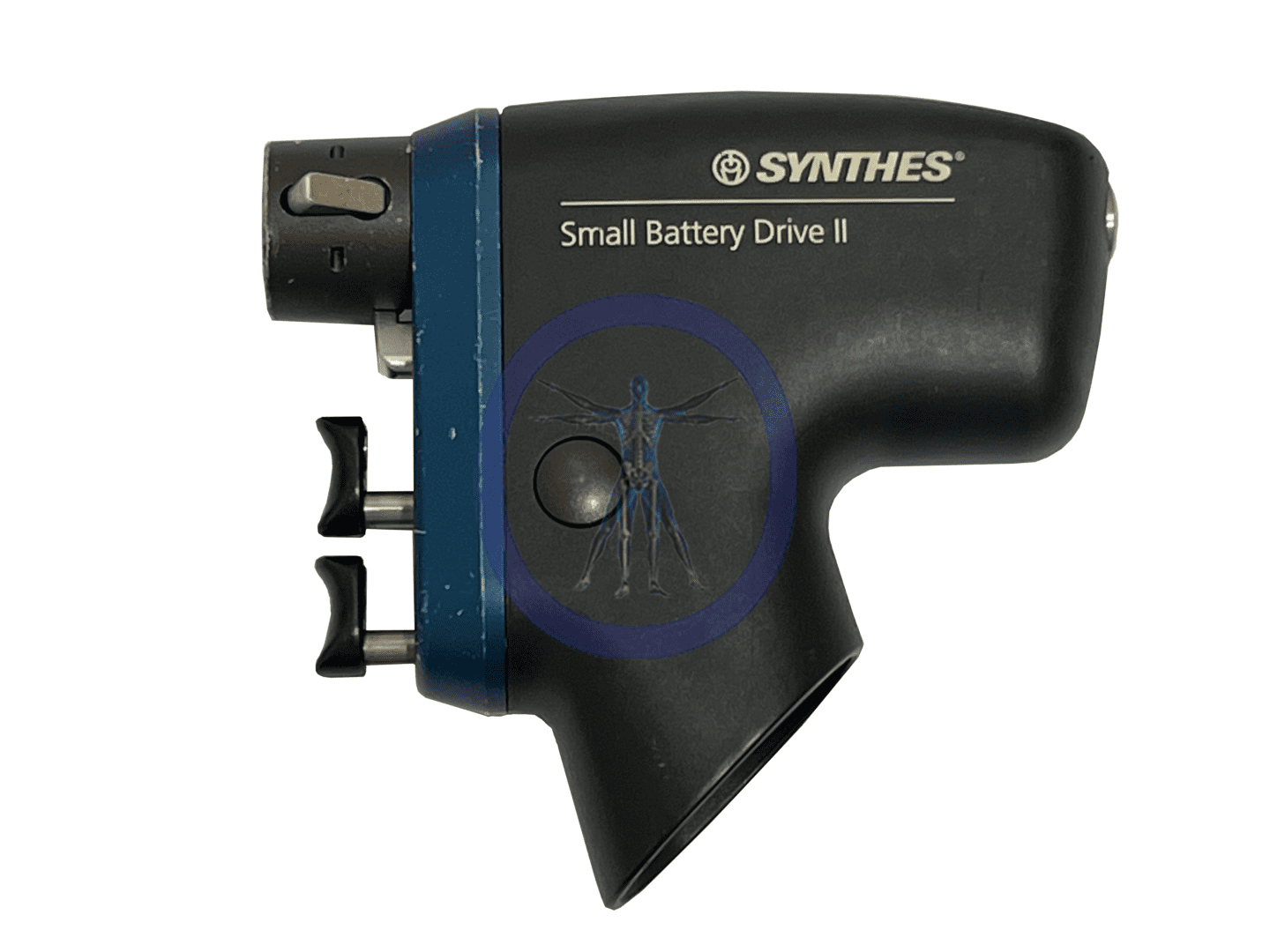 A small battery drive ii is shown with the symbol for synthes.
