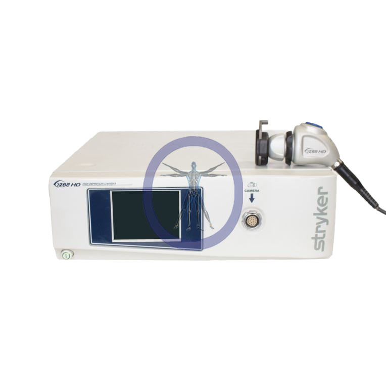 Stryker 1288 Camera System with attached camera head, displayed against a white background.