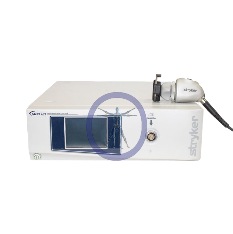 A Stryker 1488 Camera System device with a connected camera head on a white background.