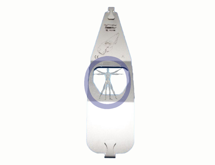 Transparent Hall PRO3130 Aseptic Battery Transfer Shield with a purple temperature dial and water level viewer, featuring labeled garment icons on the handle.