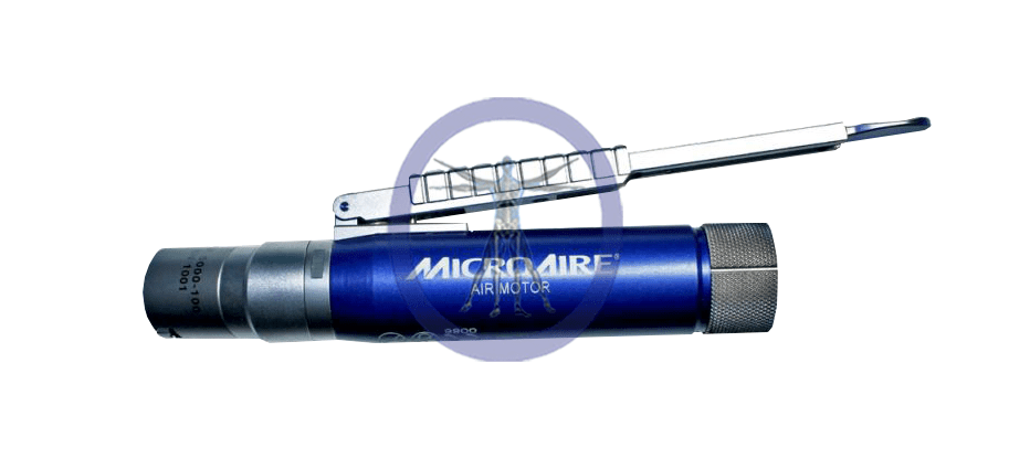 Microaire air motor with lever