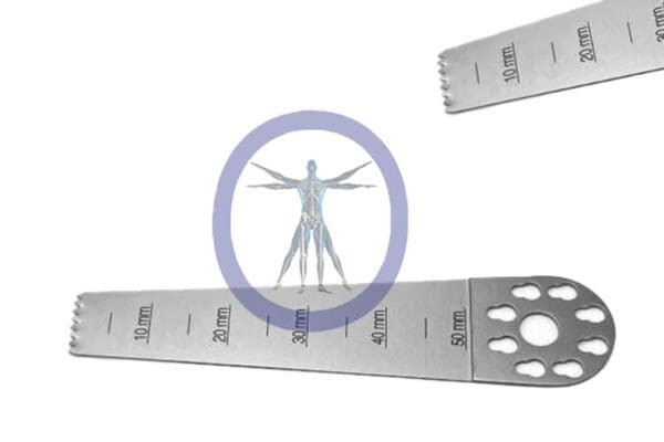 Bone Screw Ruler 0.0 MM X 9.1 MM X 0.62 MM Small Bone Sagittal Blade – 3M Micro Hub ...