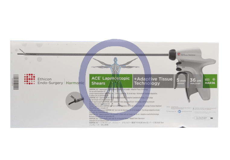 A picture of the back side of an ace surgical instrument.