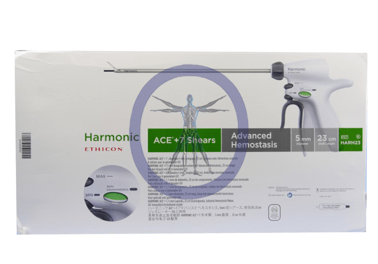 A box of an instrument with the words " harmonica stricon advanced homecare ".